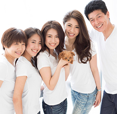家族写真 プロフィール写真東京恵比寿アンナフォト